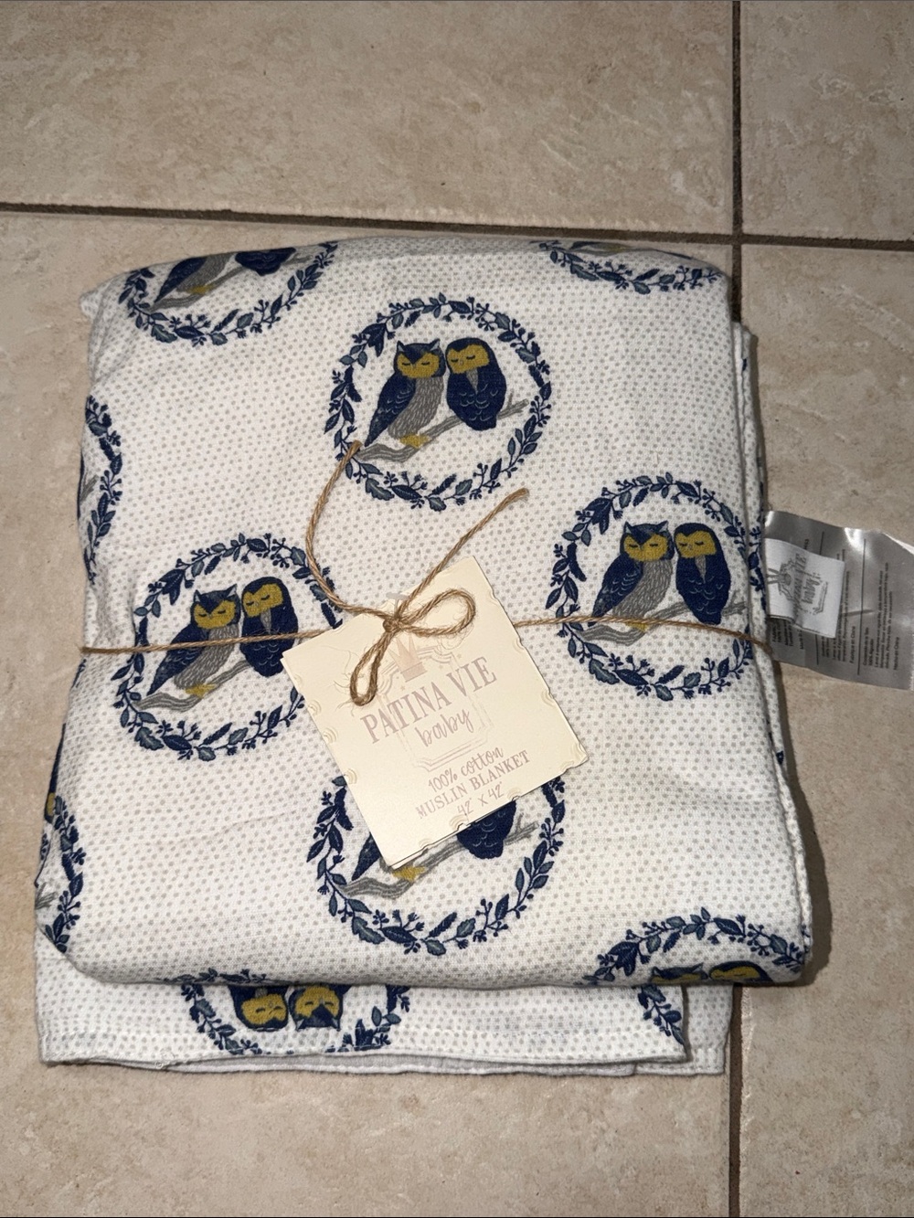 Patina Vie Baby Muslin Blanket